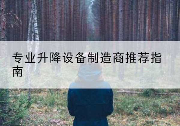 扶风电动剪叉升降平台厂家-专业升降设备制造商推荐指南